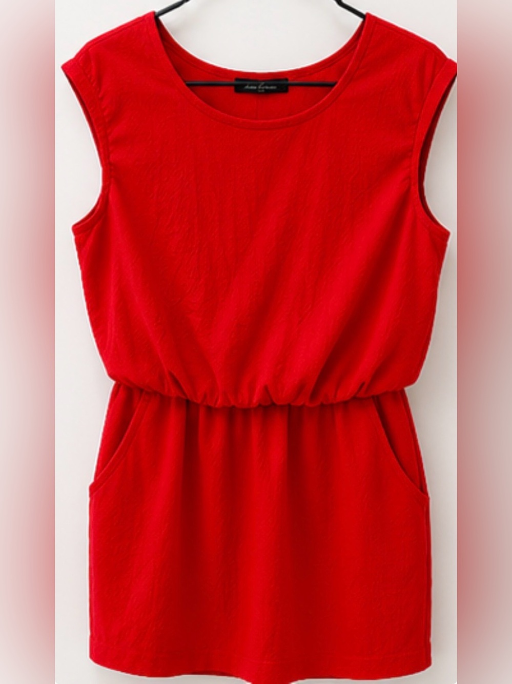 City Triangles Sleeveless Mini Dress in Bright Red